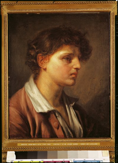 Ritratto di un giovane uomo da Jean Baptiste Greuze